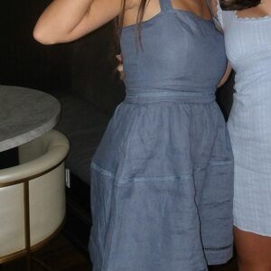 FERMENTATION dark blue dress